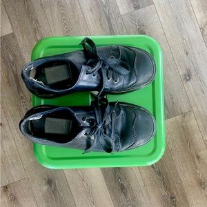 Dr Martens Vintage Black Mary Jane Oxford Platform Chunky Shoes size 9